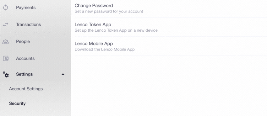 Lenco Token App